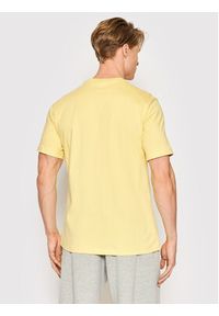 Champion T-Shirt Embroidered 217814 Żółty Regular Fit. Kolor: żółty. Materiał: bawełna #4
