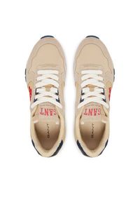 GANT - Gant Sneakersy 30633917 Beżowy. Kolor: beżowy. Materiał: zamsz, skóra #4