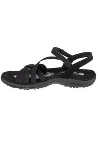 skechers - Sandały damskie, Reggae Slim - Summer Heat Sandals. Kolor: czarny. Sezon: lato