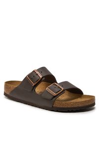 Klapki Birkenstock. Kolor: brązowy