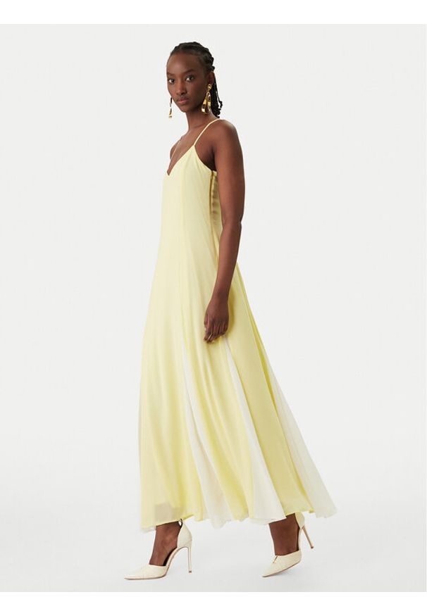 Vero Moda Sukienka letnia Raelynn 10348442 Żółty Regular Fit. Kolor: żółty. Materiał: syntetyk. Sezon: lato