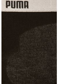 Puma - Stringi (3-pack). Kolor: czarny. Materiał: bawełna, dzianina, elastan. Wzór: gładki #5