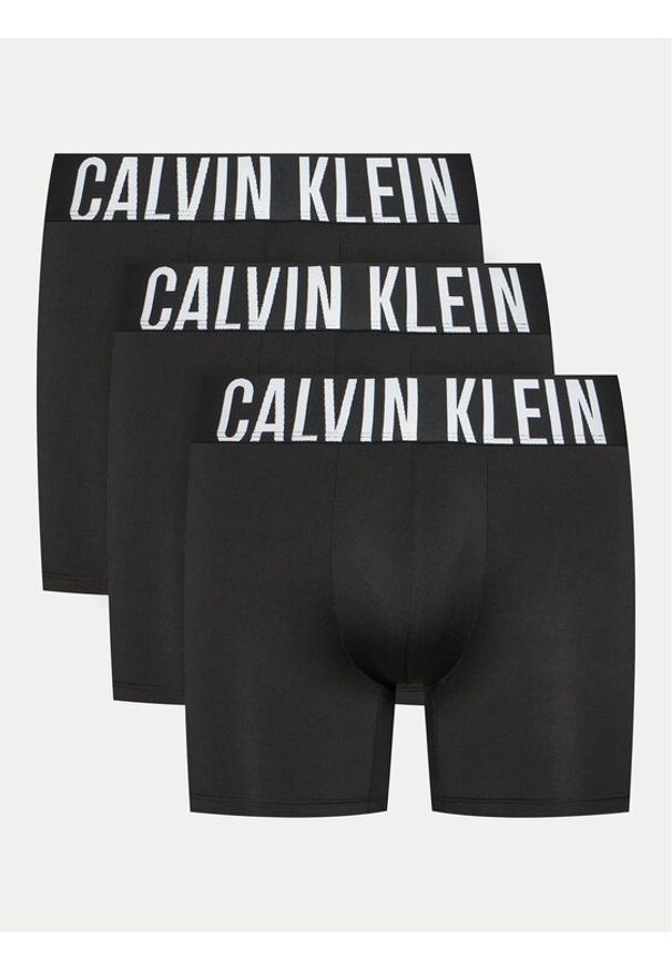 Calvin Klein Underwear Komplet 3 par bokserek 000NB3612A Czarny. Kolor: czarny. Materiał: syntetyk