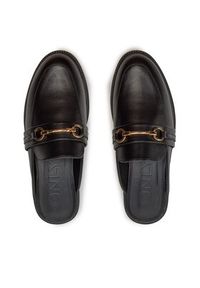 ONLY Shoes Klapki Lux-5 Czarny. Kolor: czarny. Materiał: skóra