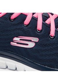 skechers - Skechers Sneakersy Get Connected 12615/NVHP Granatowy. Kolor: niebieski. Materiał: materiał