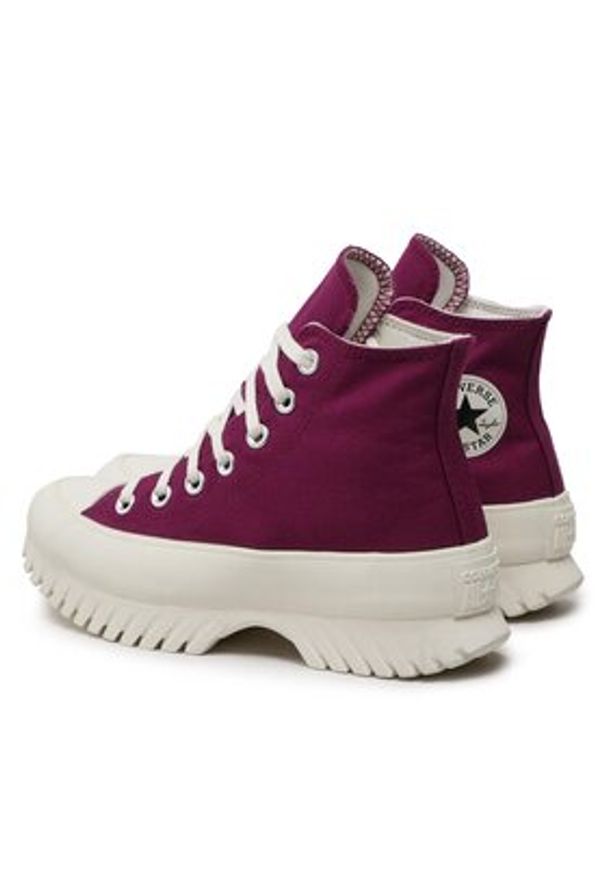 Converse Trampki Chuck Taylor All Star Lugged 2.0 Hi A03701C Fioletowy. Kolor: fioletowy. Materiał: materiał
