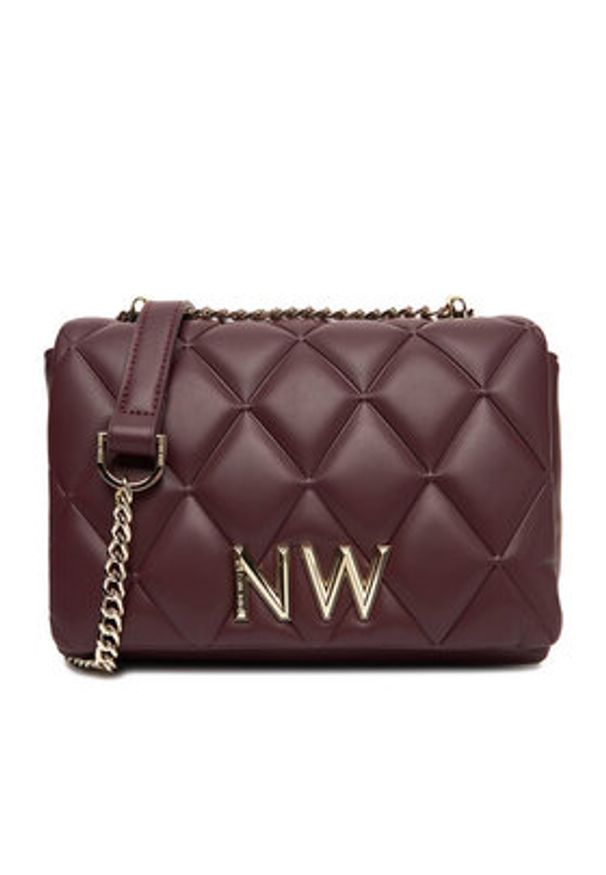 Nine West Torebka CEO-CHARLOTTE-I-S22558 Bordowy. Kolor: czerwony