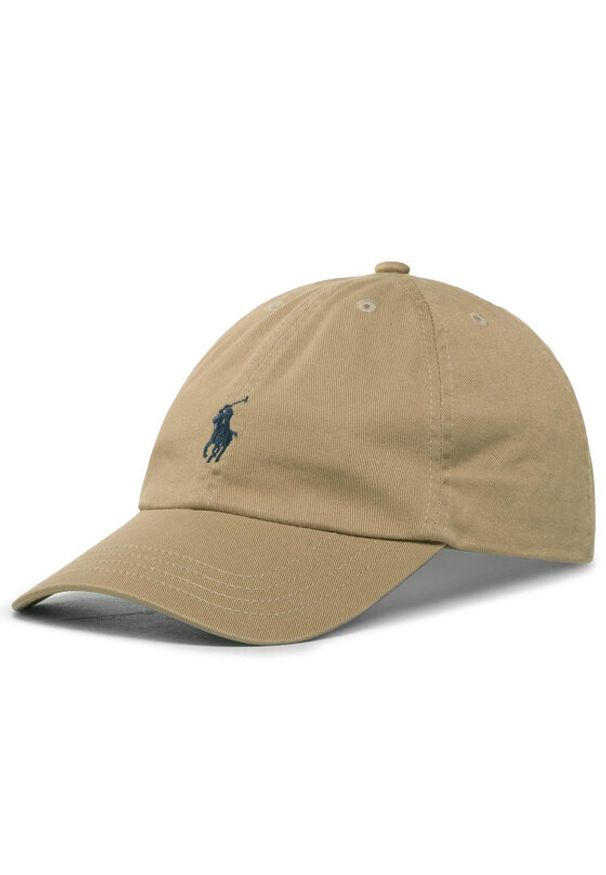 Polo Ralph Lauren Czapka z daszkiem Clsc Cap 323552489002 Beżowy. Kolor: beżowy. Materiał: materiał