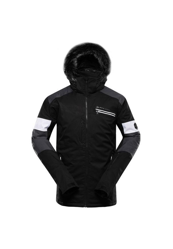 ALPINE PRO - Kurtka męska narciarska Alpine Pro Dam. Kolor: czarny. Materiał: futro. Sezon: zima. Sport: narciarstwo