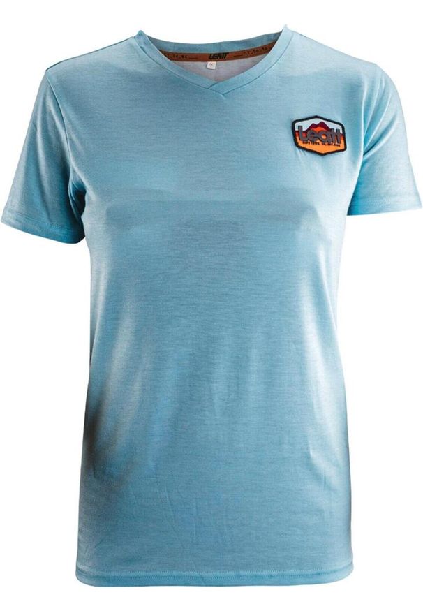 Koszulka damska LEATT T-Shirt Premium Women. Kolor: niebieski. Sport: kolarstwo