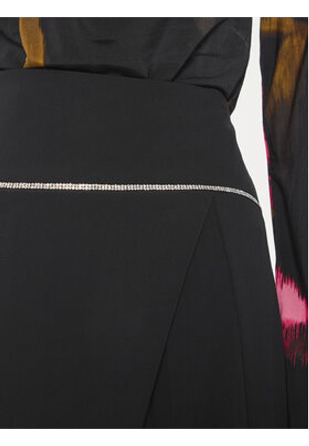 Rinascimento Spódnica midi CFC0118252003 Czarny Regular Fit. Kolor: czarny. Materiał: syntetyk