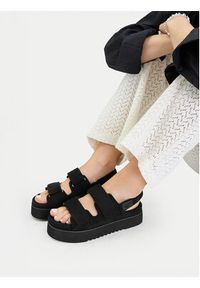 Roxy Sandały CWBEOB-HY22031-3 Czarny. Kolor: czarny. Materiał: materiał #9