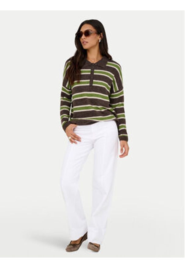 only - ONLY Sweter Talio 15358606 Szary Regular Fit. Kolor: szary. Materiał: syntetyk