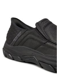 skechers - Skechers Sneakersy 204810 BBK Czarny. Kolor: czarny. Materiał: skóra #4