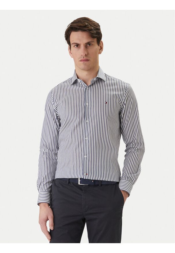 TOMMY HILFIGER - Tommy Hilfiger Koszula MW0MW42928 Kolorowy Regular Fit. Materiał: bawełna. Wzór: kolorowy