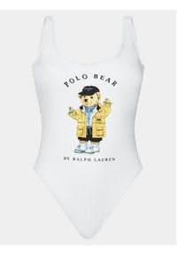 Polo Ralph Lauren Strój kąpielowy 21490410 Biały. Kolor: biały. Materiał: syntetyk #3