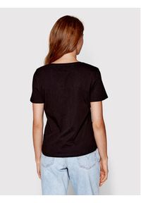 Tommy Jeans T-Shirt DW0DW14617 Czarny Slim Fit. Kolor: czarny. Materiał: bawełna #4
