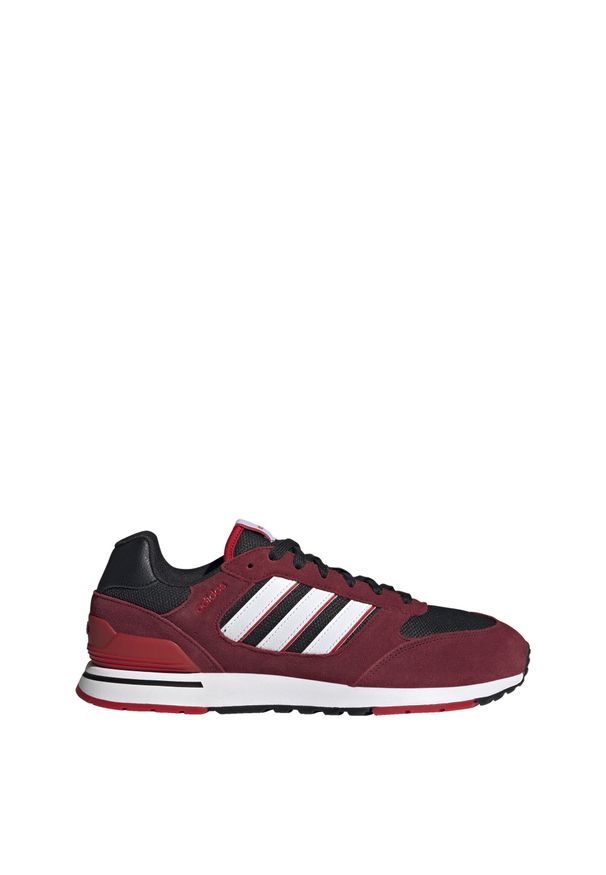 Adidas - Run 80s Shoes. Kolor: czerwony, biały, wielokolorowy, czarny. Materiał: guma. Sport: bieganie