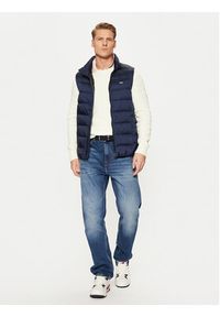 Tommy Jeans Bezrękawnik DM0DM20663 Granatowy Regular Fit. Kolor: niebieski. Materiał: syntetyk. Długość rękawa: bez rękawów #6