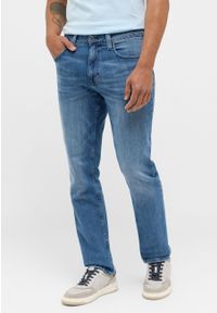 Mustang - Męskie Spodnie Jeansowe MUSTANG Washington Straight Denim Blue 1015286 5000 313. Okazja: na co dzień. Styl: elegancki, klasyczny, casual #1
