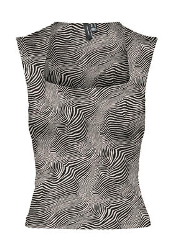 Vero Moda Top Million 10312751 Beżowy Slim Fit. Kolor: beżowy. Materiał: syntetyk