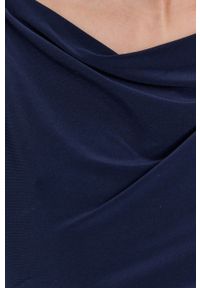 Lauren Ralph Lauren - Sukienka. Kolor: niebieski. Materiał: dzianina. Wzór: gładki. Typ sukienki: dopasowane #3