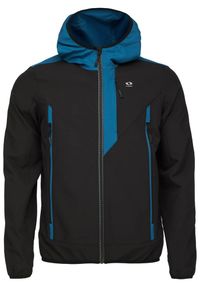 ZSPORT - Męska Kurtka Softshell Ursun Blk XL - Komfort i Ochrona. Kolor: czarny. Materiał: softshell. Sezon: wiosna, jesień. Sport: turystyka piesza