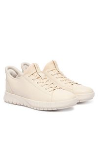 Geox Sneakersy D Flextride Plus D657SC 0009B C1122 Kremowy. Kolor: kremowy. Materiał: skóra #2