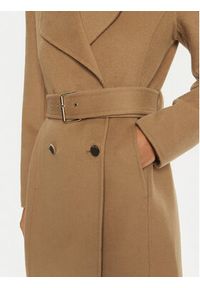 Liu Jo Płaszcz wełniany WF4060 T4627 Brązowy Regular Fit. Kolor: brązowy. Materiał: syntetyk #2