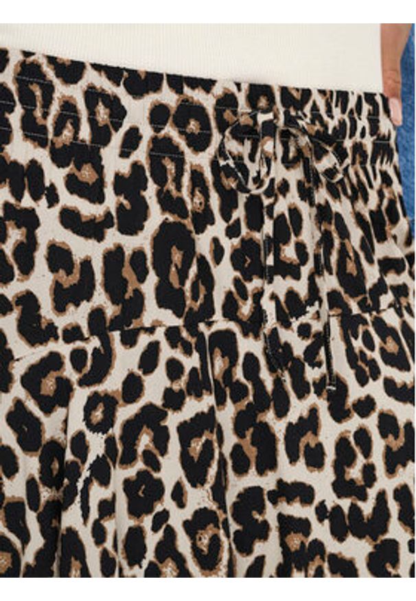 only - ONLY Spódnica mini 15322967 Brązowy Regular Fit. Kolor: brązowy. Materiał: wiskoza