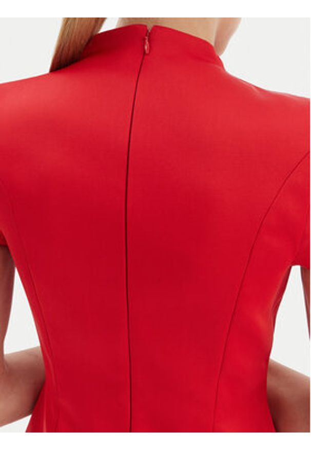 BARDOT - Bardot Sukienka koktajlowa Delphi 59329DB2 Czerwony Slim Fit. Kolor: czerwony. Materiał: syntetyk. Styl: wizytowy