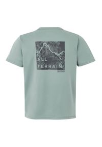 Regatta - T-shirt Dziecięca Z Górą Alvarado IX. Kolor: szary