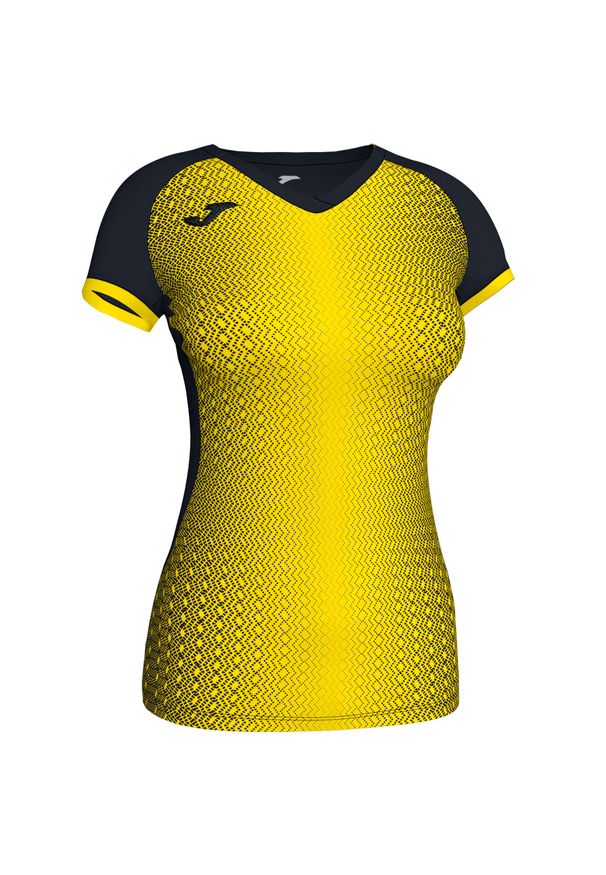 Koszulka do piłki nożnej damska Joma Supernova. Kolor: wielokolorowy, żółty, czarny. Sport: piłka nożna