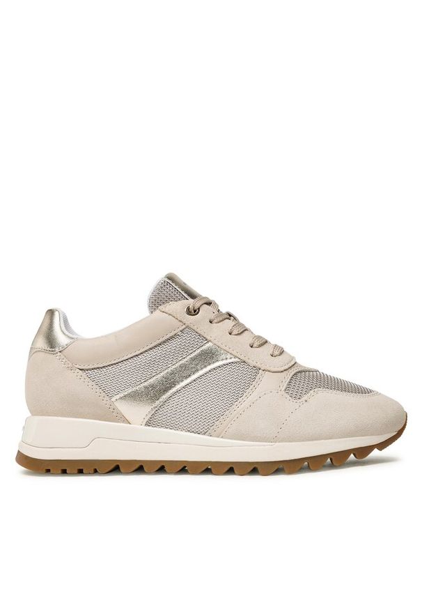 Sneakersy Geox. Kolor: beżowy