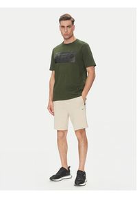 BOSS T-Shirt 50538112 Zielony Regular Fit. Kolor: zielony. Materiał: bawełna