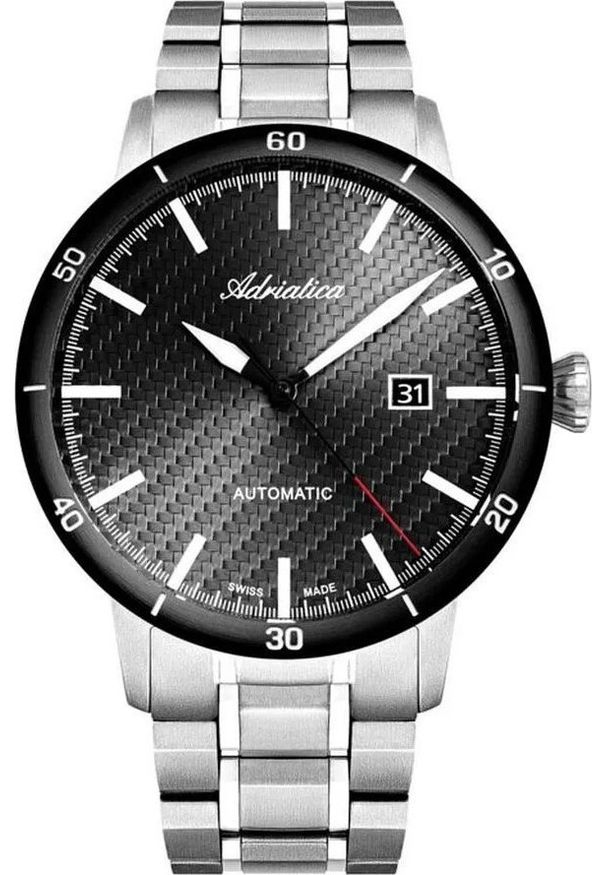 Zegarek męski Adriatica A8383.4116A srebrny. Kolor: srebrny