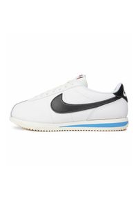 Buty Nike Cortez M DM4044-100 białe. Okazja: na co dzień. Kolor: biały. Materiał: guma, skóra, materiał. Szerokość cholewki: normalna. Model: Nike Cortez