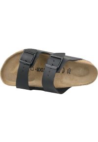 Klapki Birkenstock Arizona 51791 czarne. Kolor: czarny. Materiał: materiał, syntetyk. Wzór: paski #5