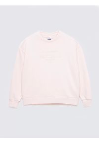 Big-Star - Bluza damska z haftem pudrowy róż Ellsa 600. Okazja: na co dzień. Kolor: różowy. Materiał: dzianina, dresówka, jeans. Wzór: haft. Styl: casual, klasyczny #7