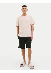 Jack & Jones - Jack&Jones Piżama Everest 12273635 Beżowy Standard Fit. Kolor: beżowy. Materiał: bawełna #4