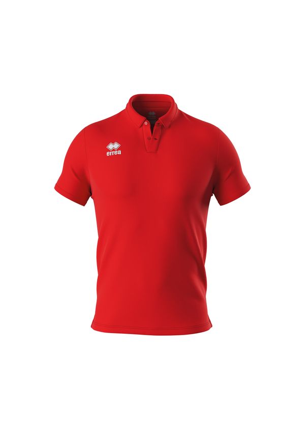 ERREA - Polo Errea Alex. Typ kołnierza: polo. Kolor: czerwony. Styl: wakacyjny, sportowy