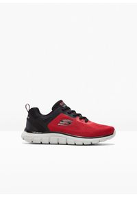 bonprix - Sneakersy Skechers z pianką memory. Kolor: czerwony #1