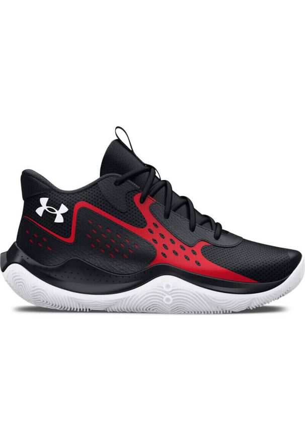 Buty Under Armour GS JET 23. Kolor: wielokolorowy, czarny, czerwony. Materiał: materiał, syntetyk. Sport: turystyka piesza