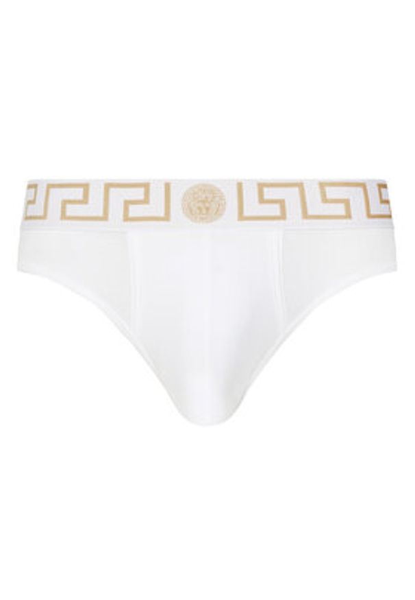 VERSACE - Versace Komplet 3 par slipów AU10327 Biały. Kolor: biały. Materiał: bawełna