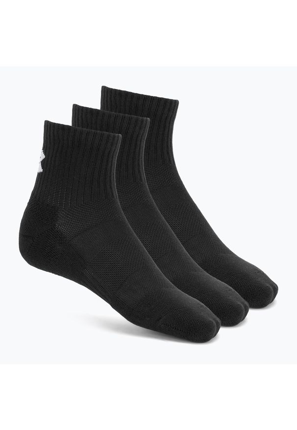 Skarpety Under Armour Training Cotton Quarter 3. Kolor: czarny. Sport: fitness