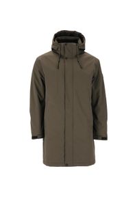 Parka Whistler Volcan. Kolor: wielokolorowy, czarny, zielony. Materiał: poliester. Sezon: zima #1