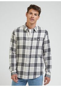 Lee - LEE MĘSKA KOSZULA LEESURE SHIRT ECRU 112341768 L66N016990 #1