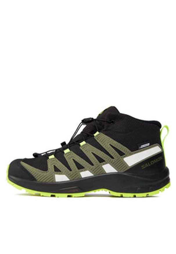 Salomon Trekkingi Xa Pro V8 Mid Climasalomon™ Waterproof L47289400 Czarny. Kolor: czarny. Sport: turystyka piesza