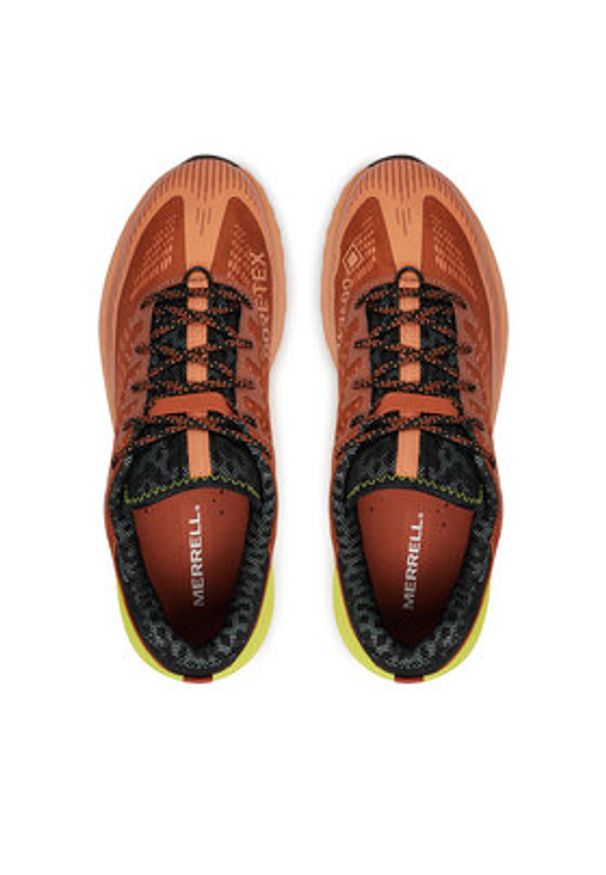 Merrell Buty na siłownię Agility Peak 5 Gtx GORE-TEX J068101 Pomarańczowy. Kolor: pomarańczowy. Materiał: materiał. Technologia: Gore-Tex. Sport: fitness