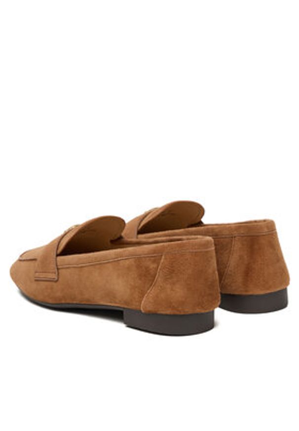 Coach Loafersy CCC82 Brązowy. Kolor: brązowy. Materiał: zamsz, skóra